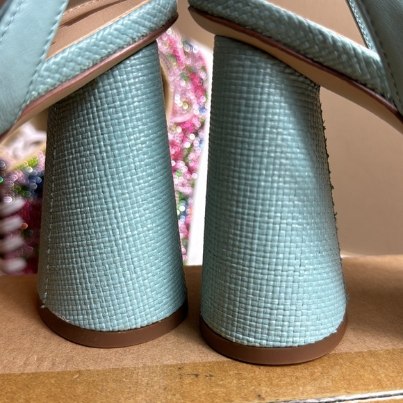 NWTIB • Sam Edelman • Womens Kia Block Heel Sandal • Tide Blue • Size 9 😍 - Picture 17 of 17